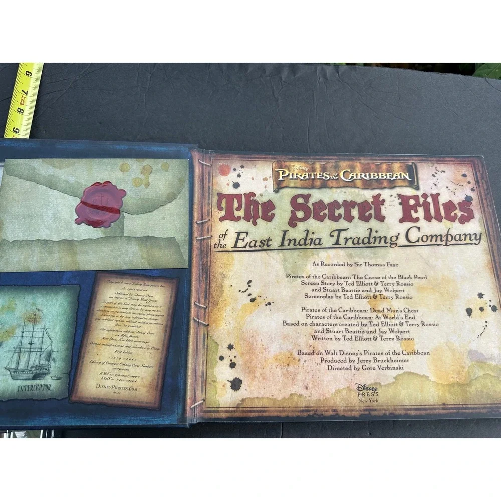 Disney Pirates of the Caribbean The Secret Files of East India Trading Co Book